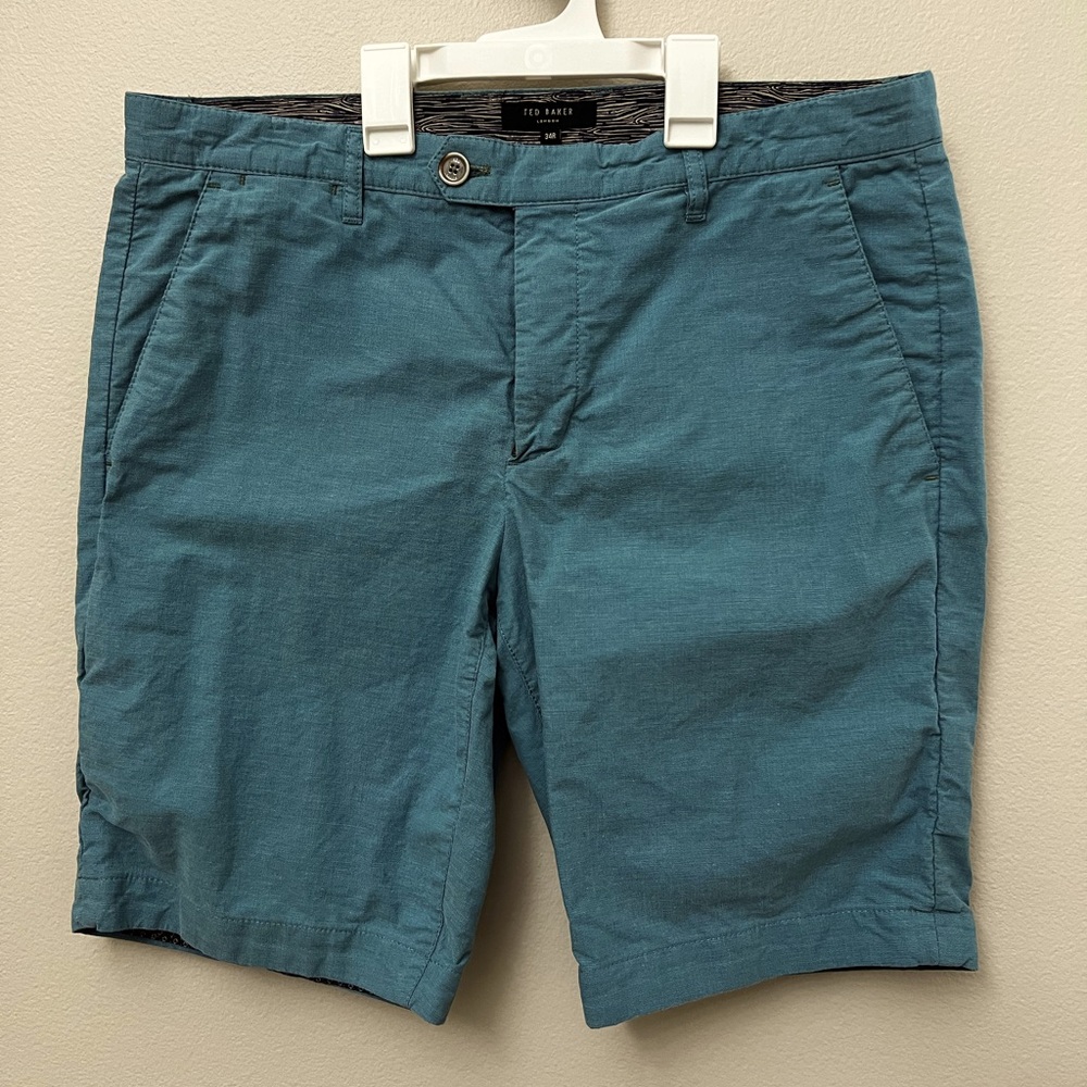 Blue Ted Baker Chino shorts, size 34.